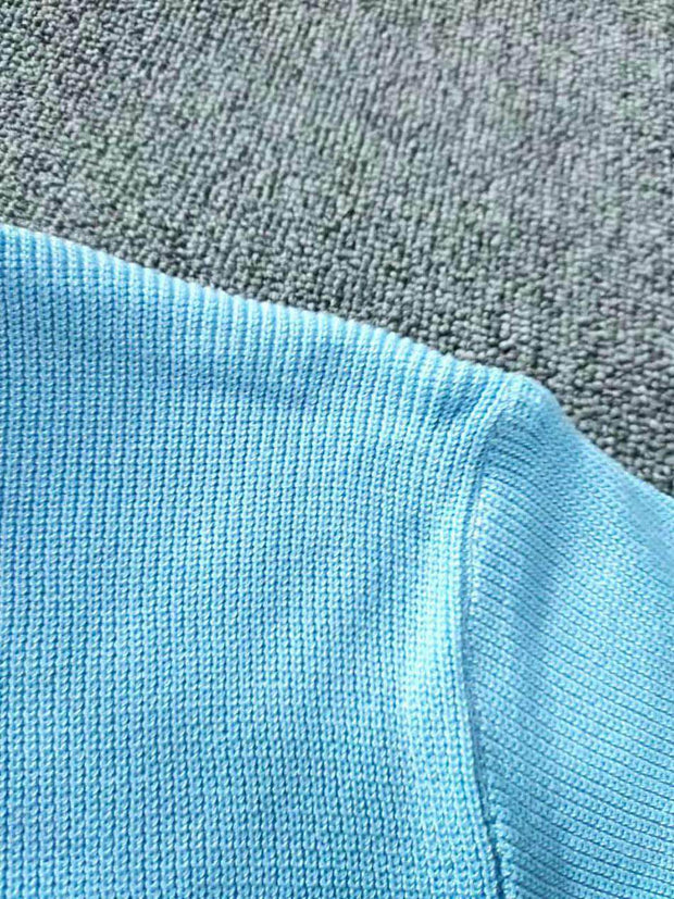 Casual Knitted Two-piece Turtleneck And Wide Leg Pants Women Loose