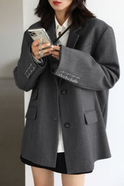 Twill Blazers Women | Twil Blazer Women | Chic Blazer | Outerwear |
