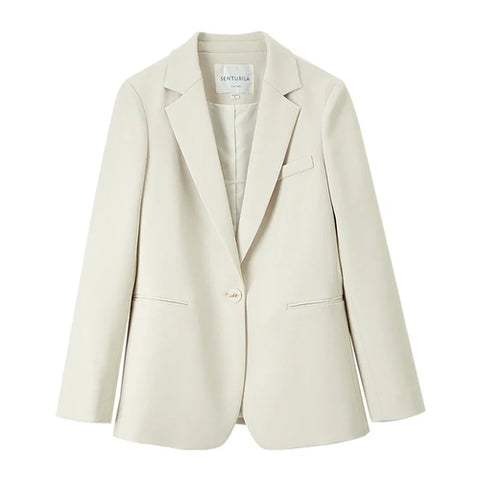 SENTUBILA Blazer Women 2024 Spring Autumn Elegant Fashion Office Lady