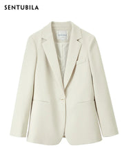 SENTUBILA Blazer Women 2024 Spring Autumn Elegant Fashion Office Lady