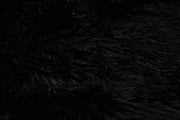 Fluffy wool & leather women 's jacket